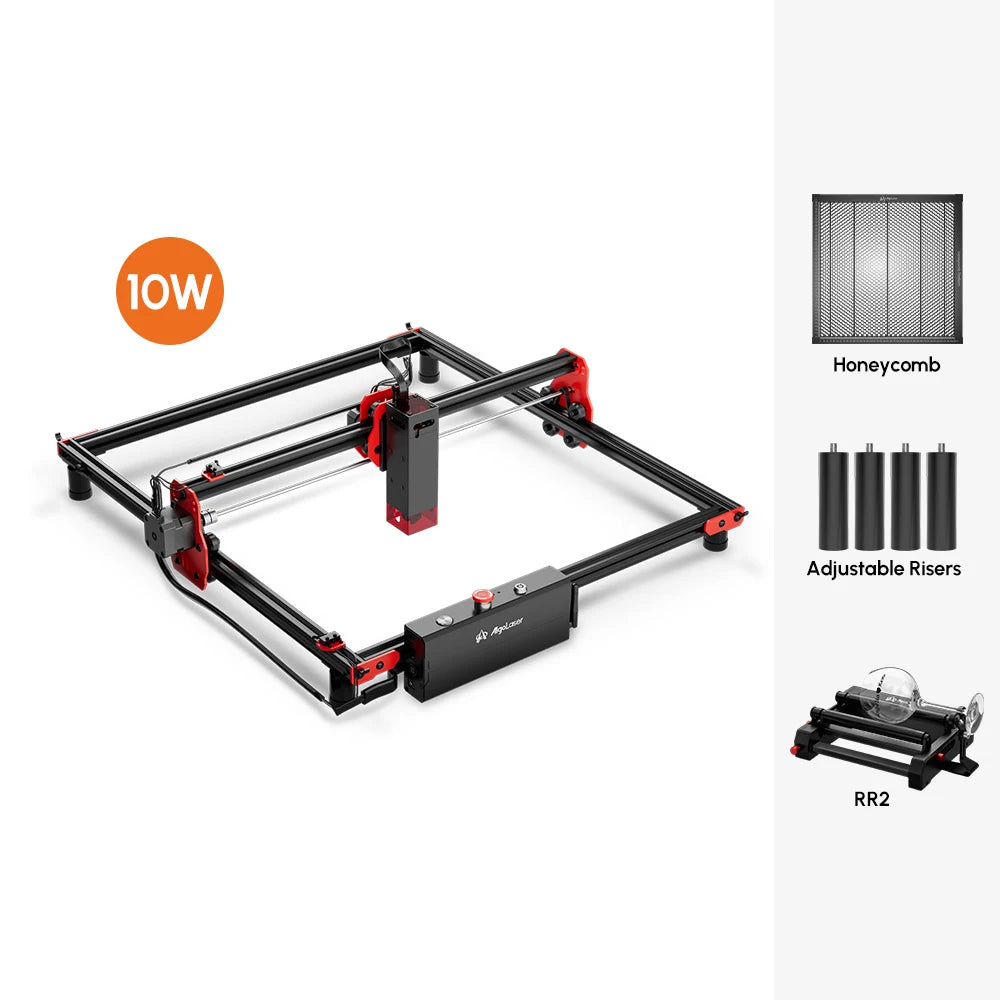 NOVINKA AlgoLaser High Power Mini Laser Grave 40x40CM Carving Area Urob si sám laserový rytec CNC rezanie kovov laserom s ovládaním pomocou aplikácie