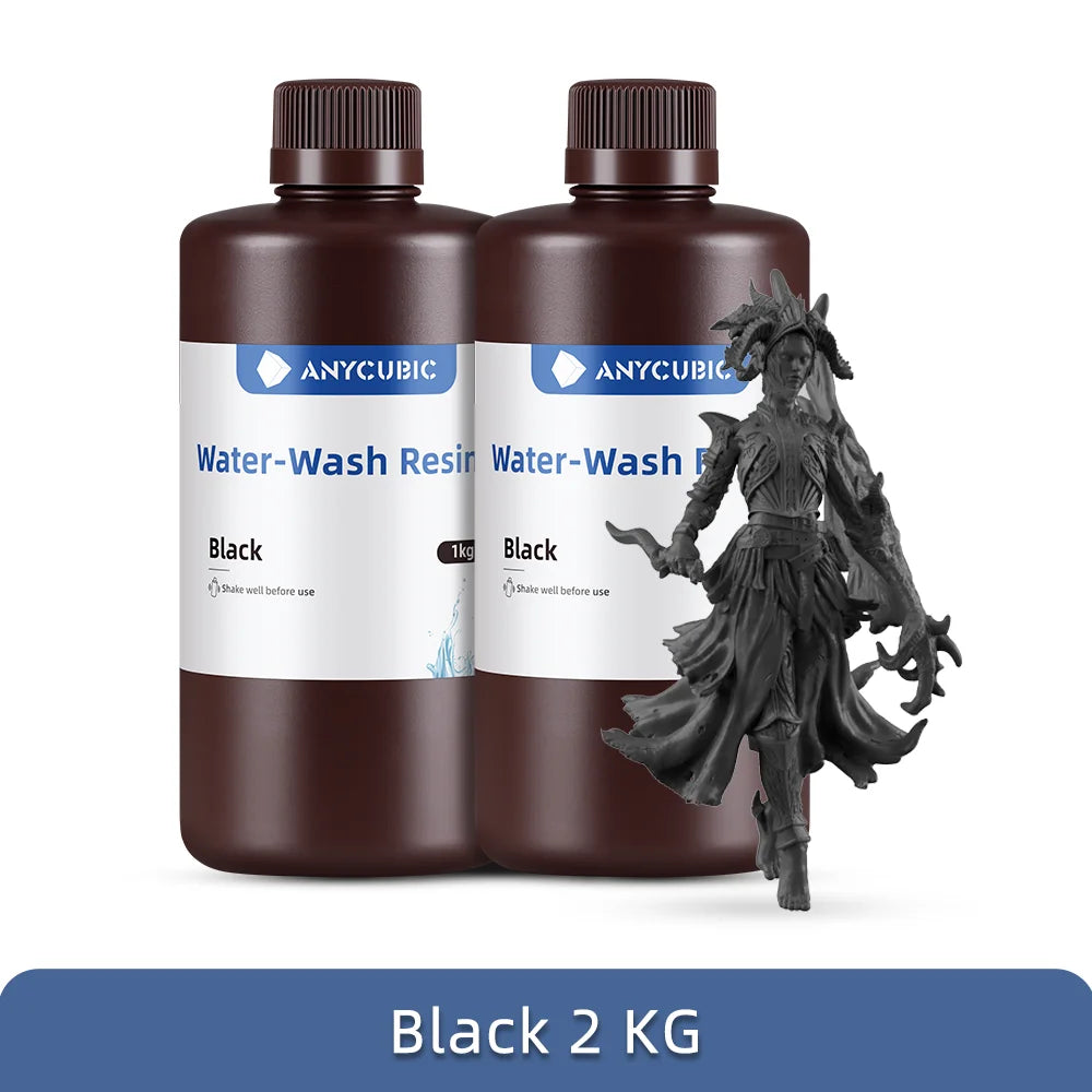 ANYCUBIC Water-wash Živica pre LCD 3D tlačiareň Vysoko presná 3D tlač s nízkym zápachom Nízka viskozita Štandardný fotopolymér