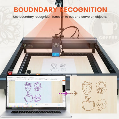 Laserový gravírovací stroj ACMER A500 Lightbrun pre ACMER XTOOL SCULPFUN Atomstack Ortur IKIER CREALITY TWO TREES COMGROW