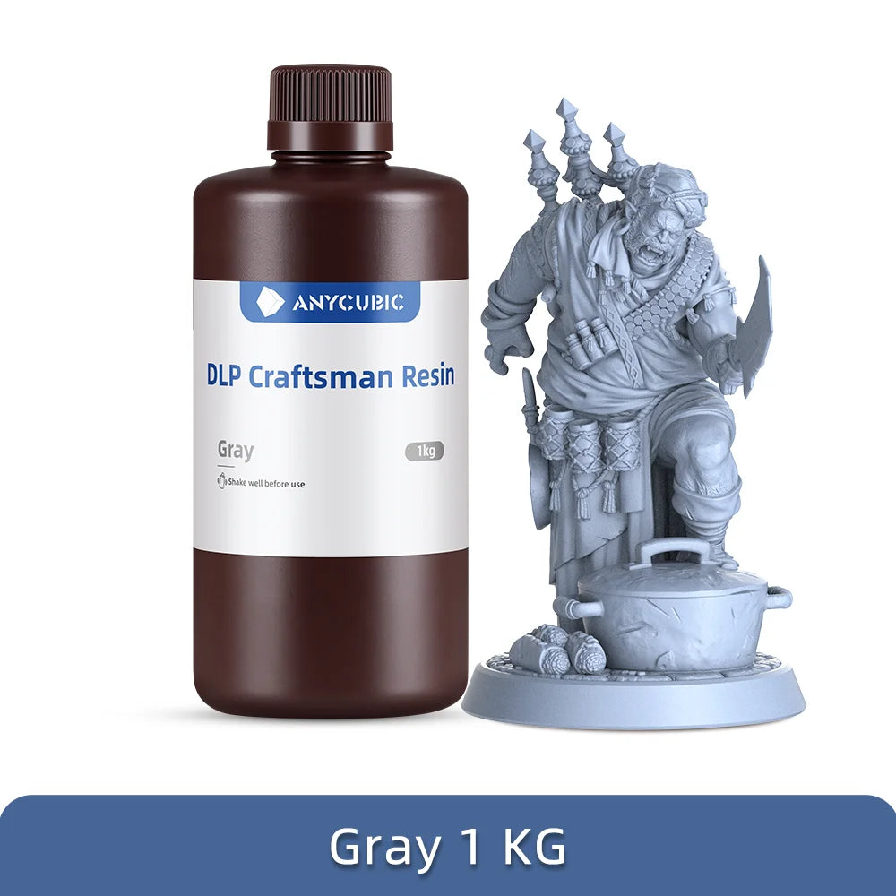 ANYCUBIC DLP Craftsman Resin DLP Exkluzívne živice Dlhá životnosť Vysoko presný 3D tlačový materiál vyvinutý pre Photon Ultra