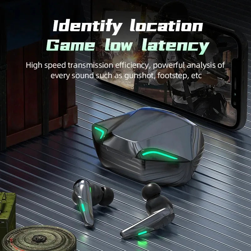 X15 Pro Gaming Wireless bluetooth Headset TWS 5.2 Stereo Earbuds Slúchadlá s nízkou latenciou Bluetooth s mikrofónom pre iPhone Xiaomi