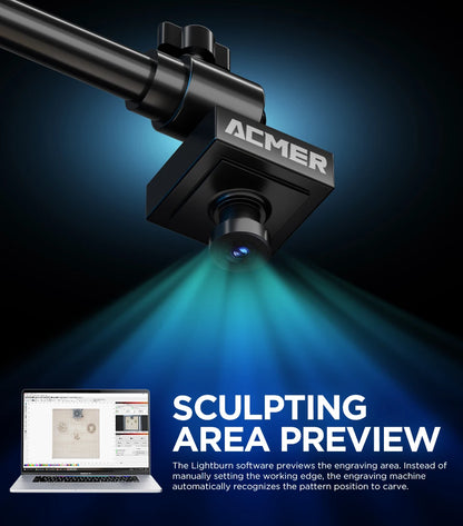 Kamera ACMER A500 Lightbrun pre ACMER XTOOL SCULPFUN Atomstack Ortur IKIER CREALITY TWO TREES COMGROW Laserové gravírovanie