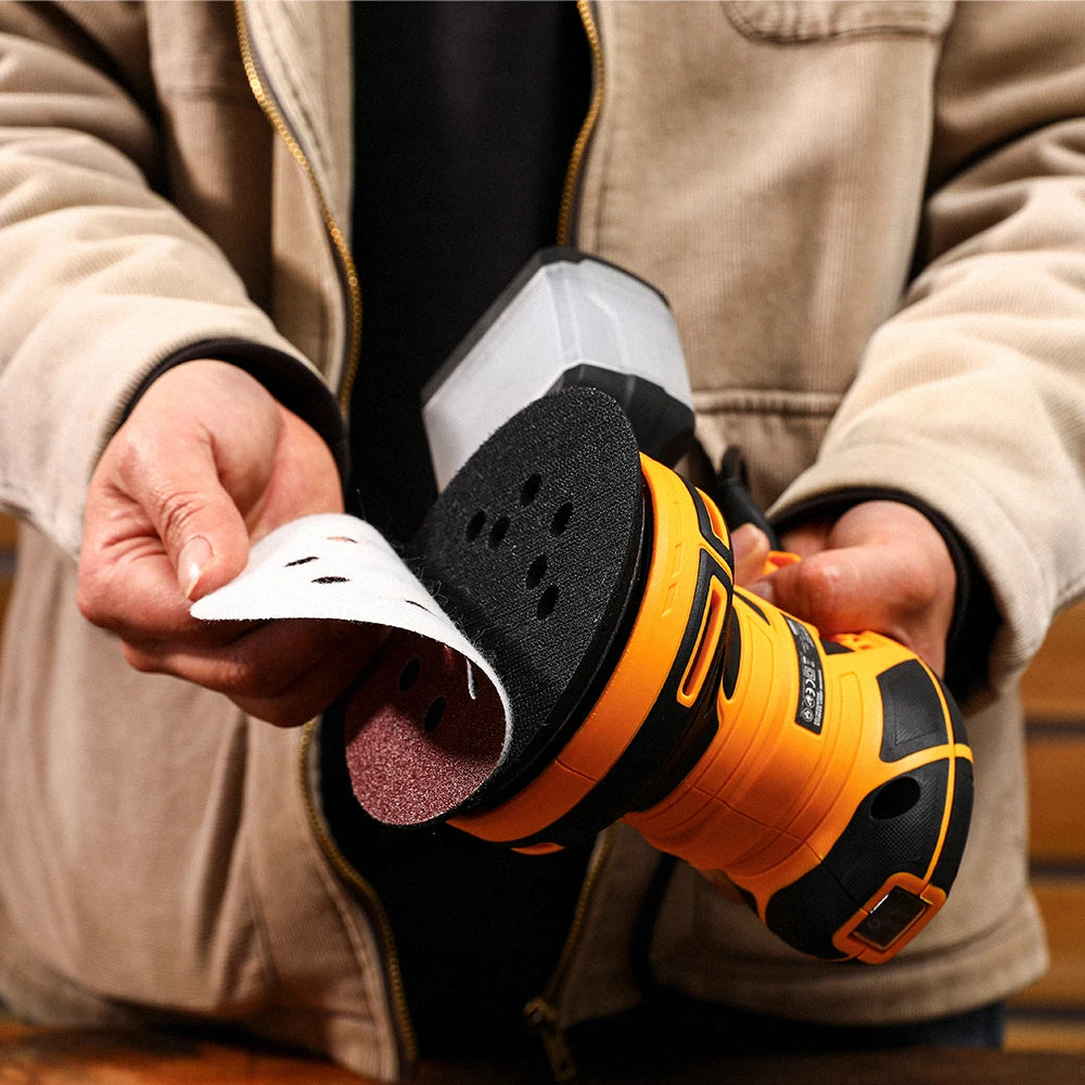 DEKO DKOS32XL125 320W Rýchlosť 14000pm Excentrická brúska Home Urob si sám Carpenter Strong Dust Collection Leštička