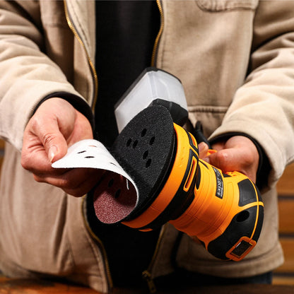 DEKO DKOS32XL125 320W Rýchlosť 14000pm Excentrická brúska Home DIY Carpenter Strong Dust Collection Leštička