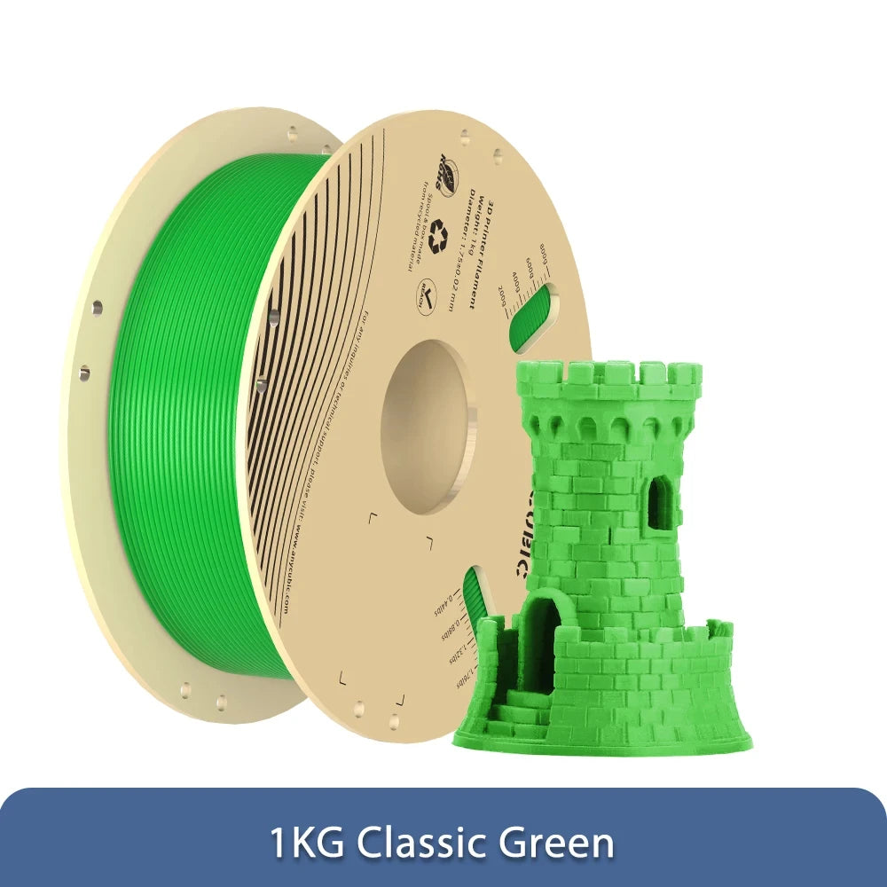 ANYCUBIC 3D tlačiareň PLA Viacfarebné vlákno 1,75 mm 1 kg/rolka Plastová guma Spotrebný materiál pre FDM 3D tlačiareň Kobra