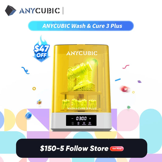 ANYCUBIC Wash &amp; Cure 3 Plus umývacie vytvrdzovanie Stroj 2 v 1 pre 12K Mono M5s 6K Mono X 6Ks LCD 3D tlačiarne 3D modely tlače