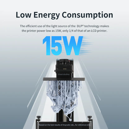3D tlačiareň ANYCUBIC Photon D2 DLP Dvojité algoritmy 3D tlač s ultra vysokým rozlíšením Životnosť používania 20 000 hodín 5,9 palca