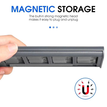 Súprava presných skrutkovačov 25 v 1, mini magnetický s 24 ks nástavcov na skrutkovače Torx Malá súprava ručného náradia na opravu pre iPhone/PC/Came