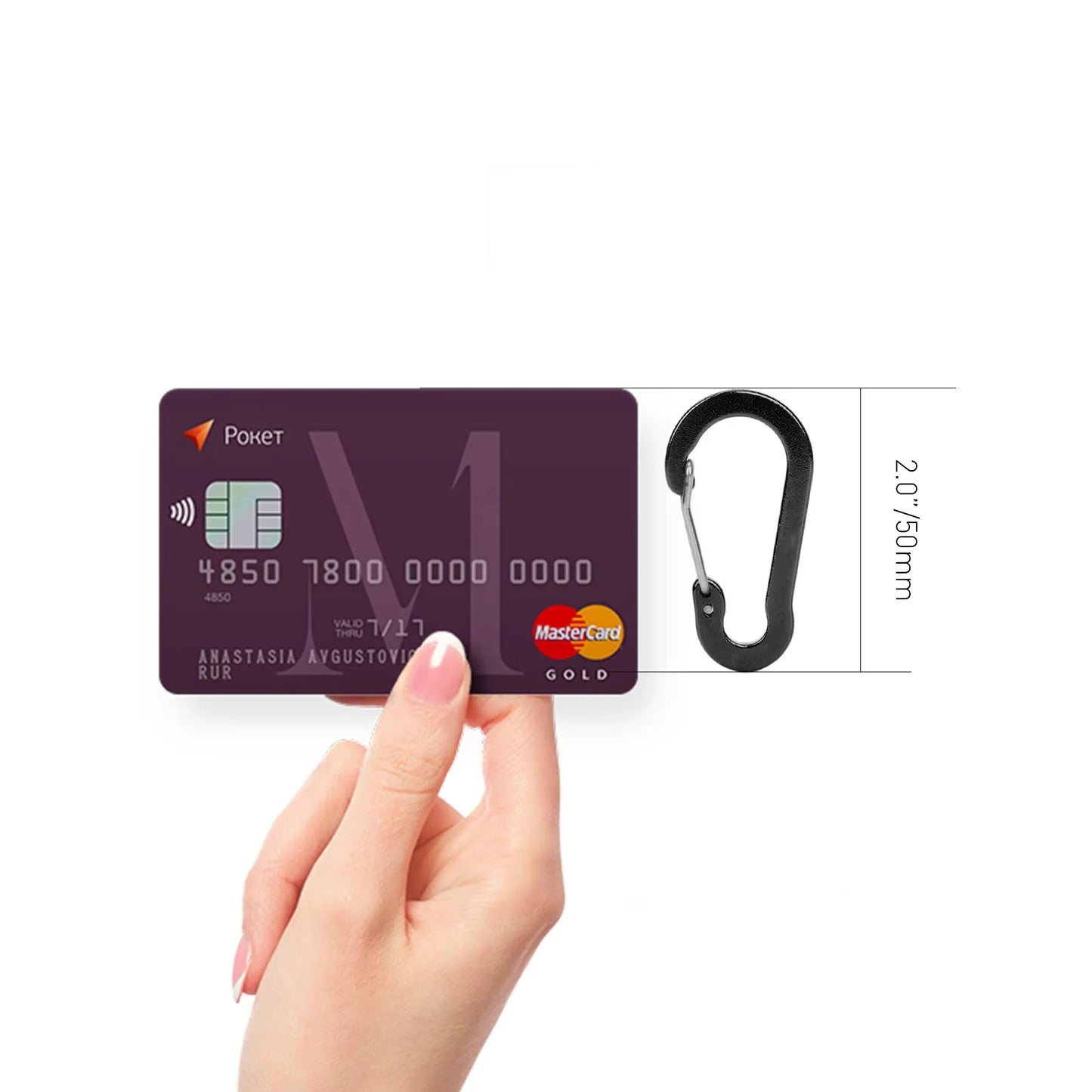 Rybárstvo CC1 6 ks Kľúčenka z hliníkovej zliatiny Vonkajšie kempingové lezenie Snap Clip Lock Spona Háčik Rybárske príslušenstvo