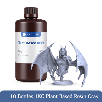 ANYCUBIC Živica ABS Pro 2/ Vodné umývanie/ ECO Rastlinná živica 405nm UV živica 10kg Pre LCD 3D tlačiareň Materiál na tlač