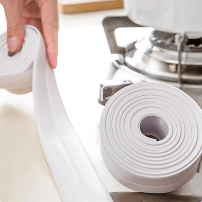 1ks Vodotesné nálepky na stenu do kúpeľne Tesniace pásky Lepidlo na PVC Tesniace prúžky Páska na hranu drezu Kuchyne Kúpeľňové doplnky