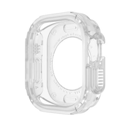 Puzdro 2 v 1 pre Apple Watch 41 mm 45 mm 40 mm 44 mm 49 mm TPU + PC nárazuvzdorný ochranný nárazník pre Iwatch Series Ultra 8 7 6 5 4 3 SE