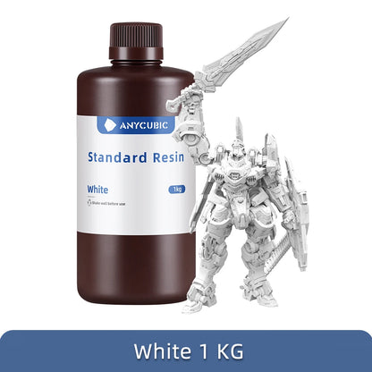 ANYCUBIC 1kg/10kg tekutá fotopolymérová živica 405nm UV živica pre LCD 3D tlačiareň Tlačový materiál pre Photon Mono 4K atď.