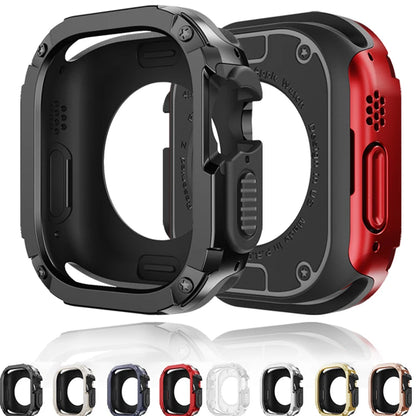 Puzdro 2 v 1 pre Apple Watch 41 mm 45 mm 40 mm 44 mm 49 mm TPU + PC nárazuvzdorný ochranný nárazník pre Iwatch Series Ultra 8 7 6 5 4 3 SE