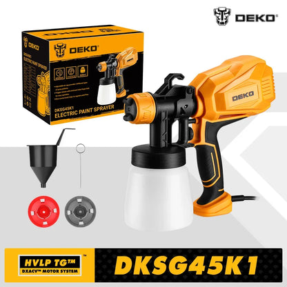 DEKO Nový produkt DKSG45K1 450W VYSOKÝ VÝKON DOMÁCA ELEKTRICKÁ STRIEKACIA PISTOLKA pre domácich majstrov