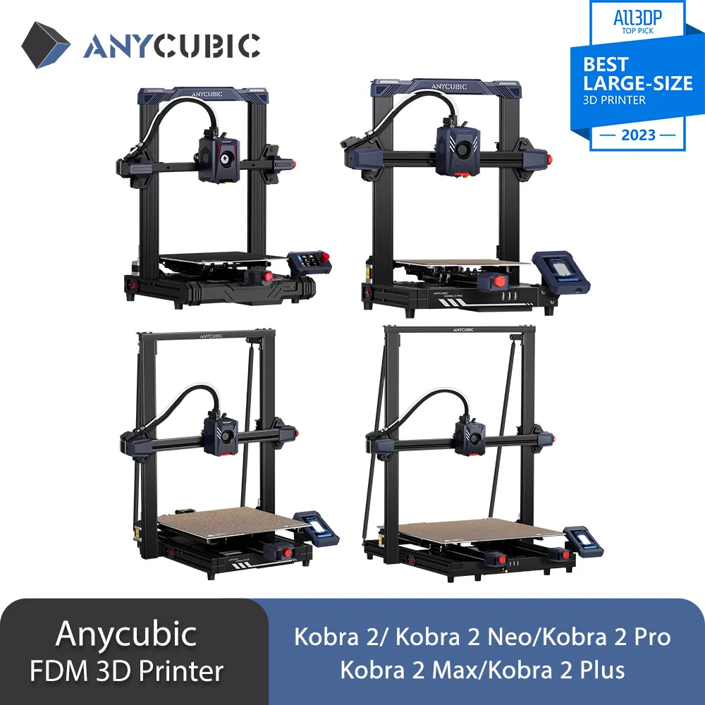 3D tlačiareň ANYCUBIC Speed ​​FDM Series 3D tlačiareň Kobra 2 Neo 3D veľkorozmerná automatická vyrovnávacia tlačiareň FDM 3D tlačiarne Kobra 2 Pro Max Plus