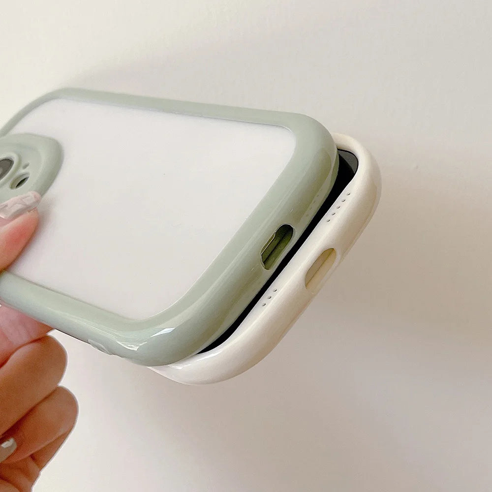 Puzdro na telefón Candy Color pre iPhone 14 11 12 13 Pro Max X XR XS 7 8 SE Priehľadný nárazuvzdorný silikónový priehľadný zadný kryt