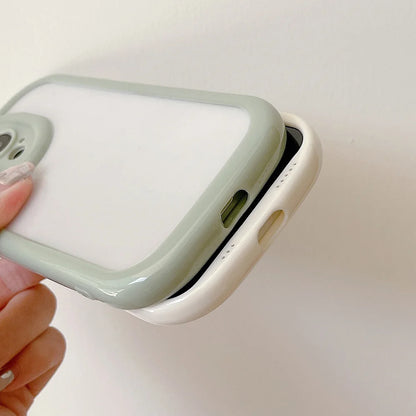 Puzdro na telefón Candy Color pre iPhone 14 11 12 13 Pro Max X XR XS 7 8 SE Priehľadný nárazuvzdorný silikónový priehľadný zadný kryt