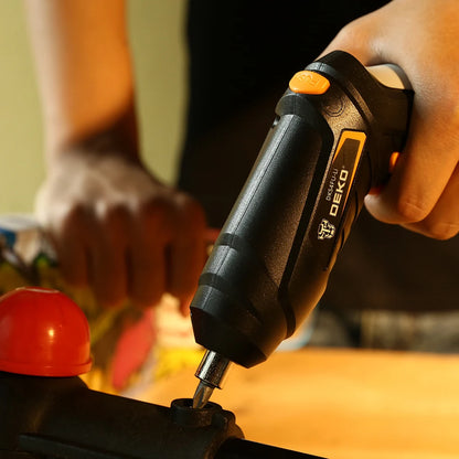 Akumulátorový elektrický skrutkovač DEKO DKCS3.6O1 Dobíjacia napájacia batéria Skrutkovač Otočná rukoväť LED baterka Elektrické náradie