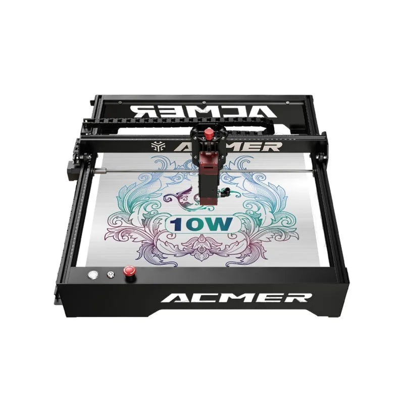 ACMER P1 10W laserové gravírovanie s Wifi ovládaním na drevo Akrylová modrá CNC laserové gravírovanie rezací stroj 400X410mm