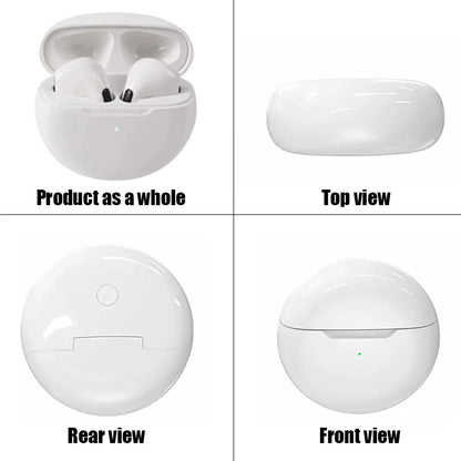 # Bezdrôtové Bluetooth slúchadlá Pro6 Slúchadlá Tws Mini Heaset s nabíjacím puzdrom Vodotesné slúchadlá