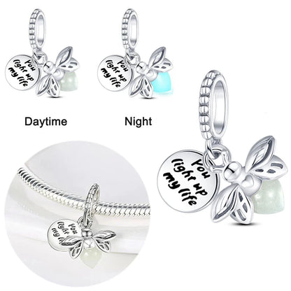 2024 Hot Sale Novinka v striebornej farbe Ocean Collection Charm Firefly Beads Fit Pandora náramok DIY prívesok Žena šperky