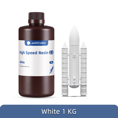 Vysokorýchlostná živica ANYCUBIC 5x rýchlejšia rýchlosť tlače UV živica s nízkou viskozitou pre 3D LCD tlačiareň Photon Mono M5S