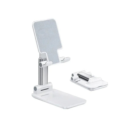 Skladací stojan na telefón Nastaviteľný uhol a výška so silikónovou podložkou Vhodné pre stolný počítač Plne skladací stojan na telefón Kompatibilný