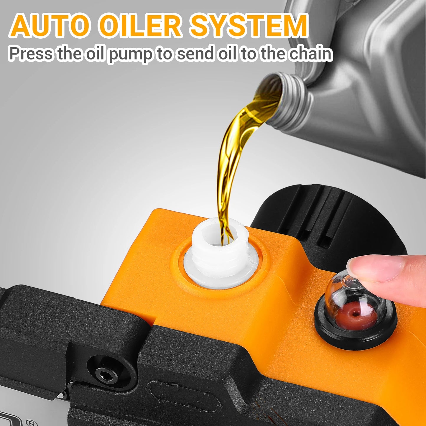 DEKO 550w mini reťazová píla akumulátorový olejový stroj 6-palcový ručný prenosný akumulátorový azáhradné náradie na rezanie dreva/stromov