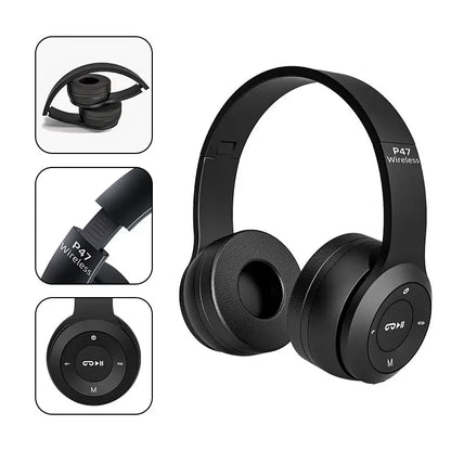 Bezdrôtový športový herný headset Stereo P47 Headset 5.0 Bluetooth Headset pre iPhone XiaoMi