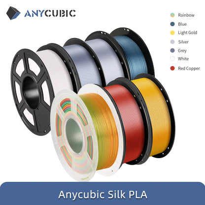Vlákno 3D tlačiarne ANYCUBIC Silk PLA 1,75 mm 1 kg/kotúč PLA vlákno 3D tlačový materiál pre 3D tlačiareň FDM