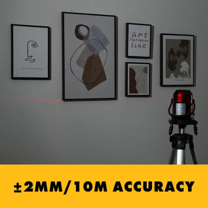 DEKO LL57/58 bodov Červený/Zelený laserová vodováha Samonivelačná horizontálna a vertikálna 360 stupňová úprava Vyššia viditeľnosť