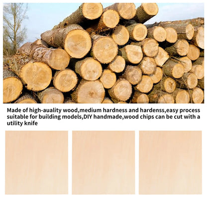 10 KS nedokončených kúskov dreva na laserové gravírovanie a rezanie remeselné projekty Kresba Maľovanie Drevogravírovanie