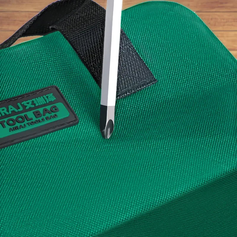 AIRAJ taška na náradie pre elektrikára Multifunkčná pevná a odolná Oxford zahustená drevospracujúca taška Prenosná taška do ruky