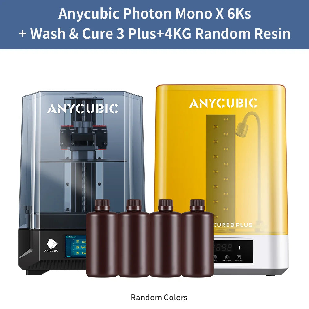 3D tlačiareň ANYCUBIC Photon Mono X 6Ks LCD 9,1'' 6K veľká obrazovka 3D tlač 4,76 l objem UV živice SLA 3D tlačiarne