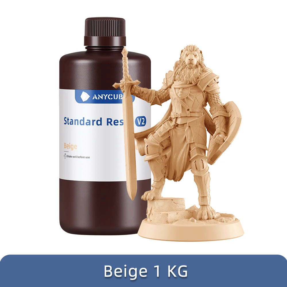ANYCUBIC 405nm UV štandardná živica / štandardná živica V2 pre fotónovú 3D tlačiareň Mono X tlačový materiál LCD UV citlivý Normálny 1kg