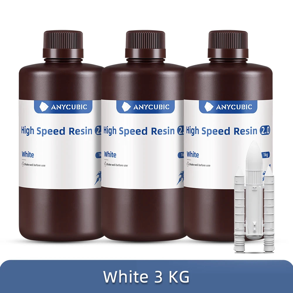 Vysokorýchlostná živica ANYCUBIC 5x rýchlejšia rýchlosť tlače UV živica s nízkou viskozitou pre 3D LCD tlačiareň Photon Mono M5S