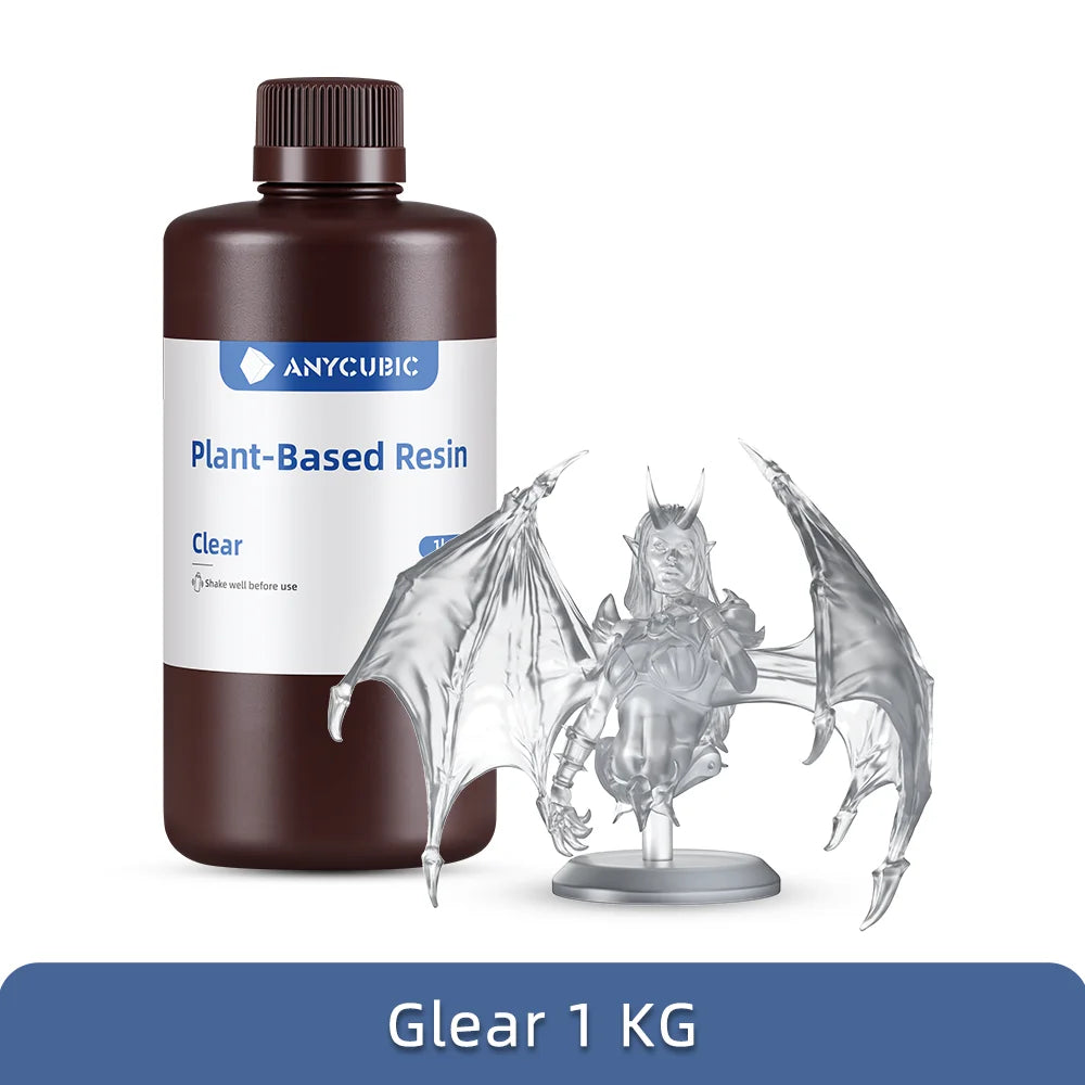 ANYCUBIC ECO UV živica pre LCD 3D tlačiareň Bezpečnosť voči zápachu 405nm UV Rastlinná živica Vysoko presné rýchle vytvrdzovanie