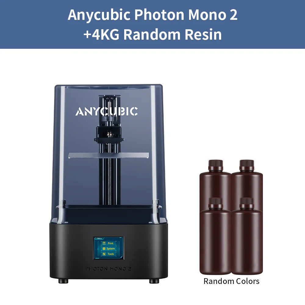 3D tlačiareň ANYCUBIC Photon Mono 2 3D tlačiareň 6,6-palcová UV živica fototvrdnutie 4K+ LCD s vysokým rozlíšením Veľkosť tlače 165*143*89mm