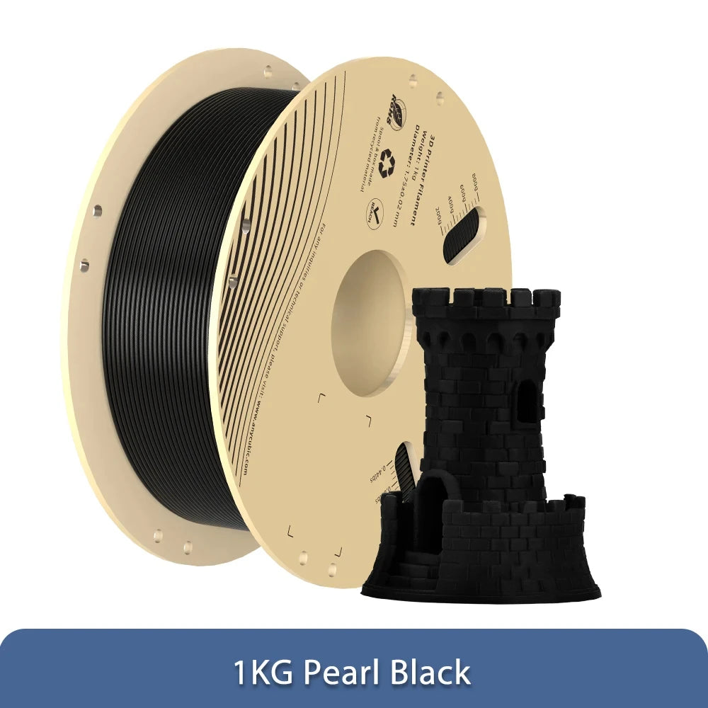 ANYCUBIC 3D tlačiareň PLA Viacfarebné vlákno 1,75 mm 1 kg/rolka Plastová guma Spotrebný materiál pre FDM 3D tlačiareň Kobra