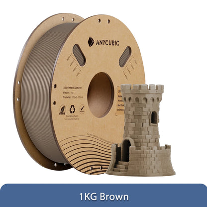 ANYCUBIC 3D tlačiareň PLA Viacfarebné vlákno 1,75 mm 1 kg/rolka Plastová guma Spotrebný materiál pre FDM 3D tlačiareň Kobra