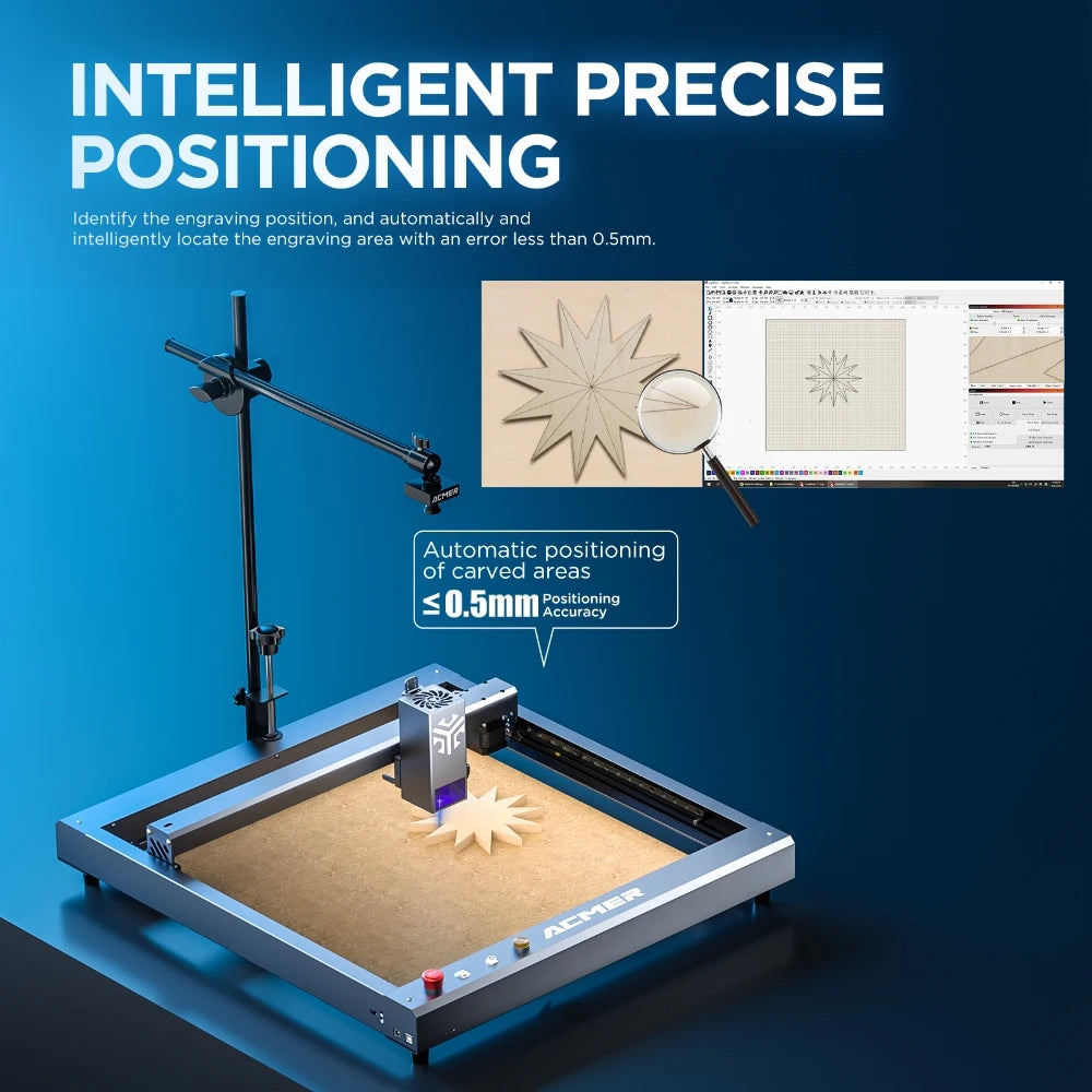 Kamera ACMER A500 Lightbrun pre ACMER XTOOL SCULPFUN Atomstack Ortur IKIER CREALITY TWO TREES COMGROW Laserové gravírovanie