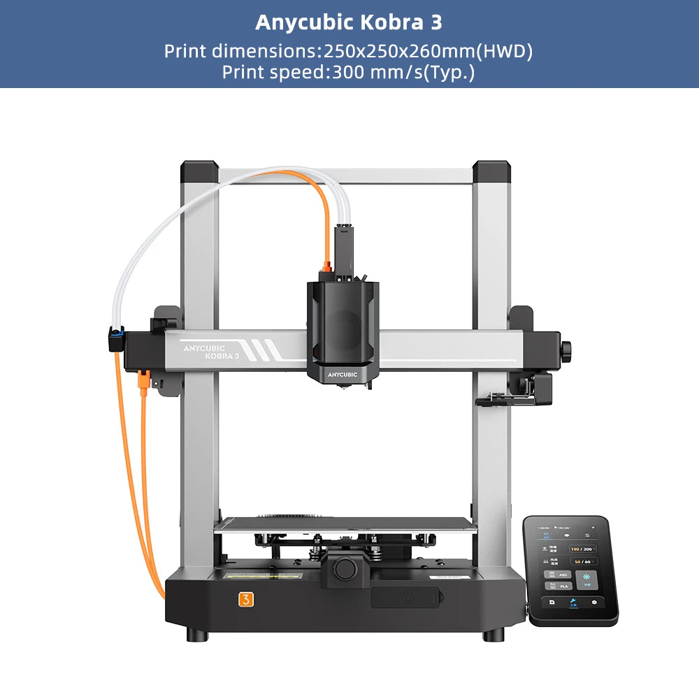 3D tlačiareň ANYCUBIC Speed ​​FDM Series 3D tlačiareň Kobra 2 Neo 3D veľkorozmerná automatická vyrovnávacia tlačiareň FDM 3D tlačiarne Kobra 2 Pro Max Plus