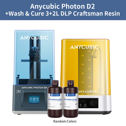 Anycubic Photon D2 3D tlačiareň DLP vysokorýchlostná, vysoká presnosť 6,5 * 5,1 * 2,9 palca Veľkosť tlače UV živica 3D tlačiareň impresora 3d