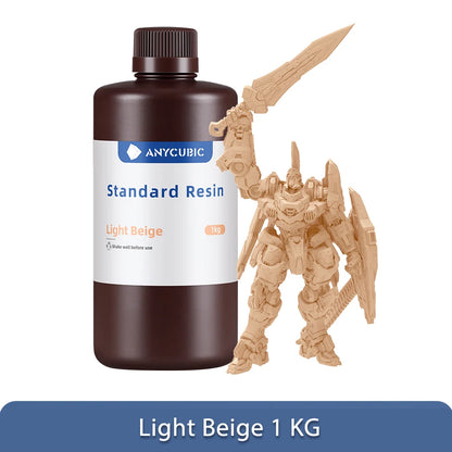 ANYCUBIC 1kg/10kg tekutá fotopolymérová živica 405nm UV živica pre LCD 3D tlačiareň Tlačový materiál pre Photon Mono 4K atď.