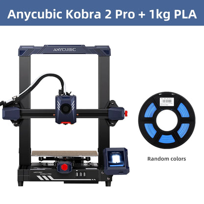 ANYCUBIC Kobra 2 Pro 500 mm/s Maximálna rýchlosť tlače FDM 3D tlačiareň 25-bodové automatické vyrovnávanie s veľkosťou tlače 9,8 x 8,7 x 8,7 palcov