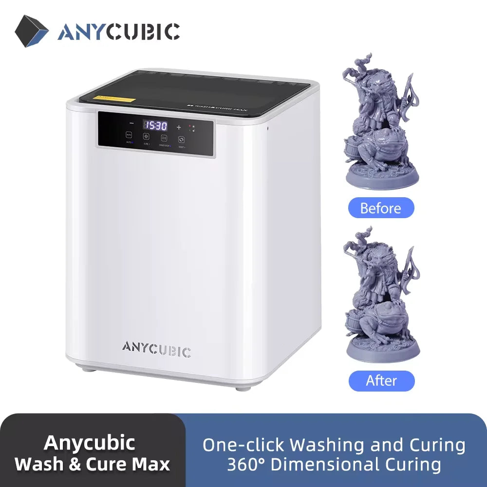ANYCUBIC Wash &amp; Cure Max model umývania a vytvrdzovania pre Photon M3 Max čistiaci stroj pre SLA LCD UV živicovú 3D tlačiareň