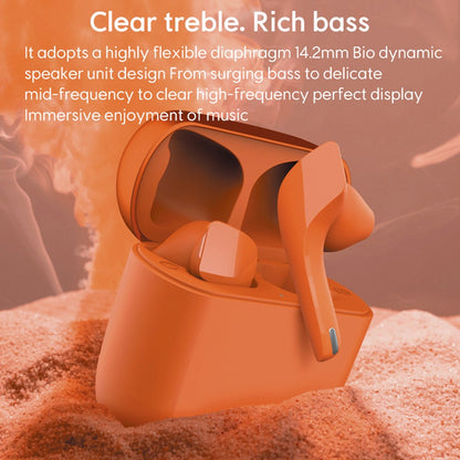 Sabbat Jetpods TWS Earbuds Intelligent Noise Reduction, Bluetooth 5.2 - Coral Red