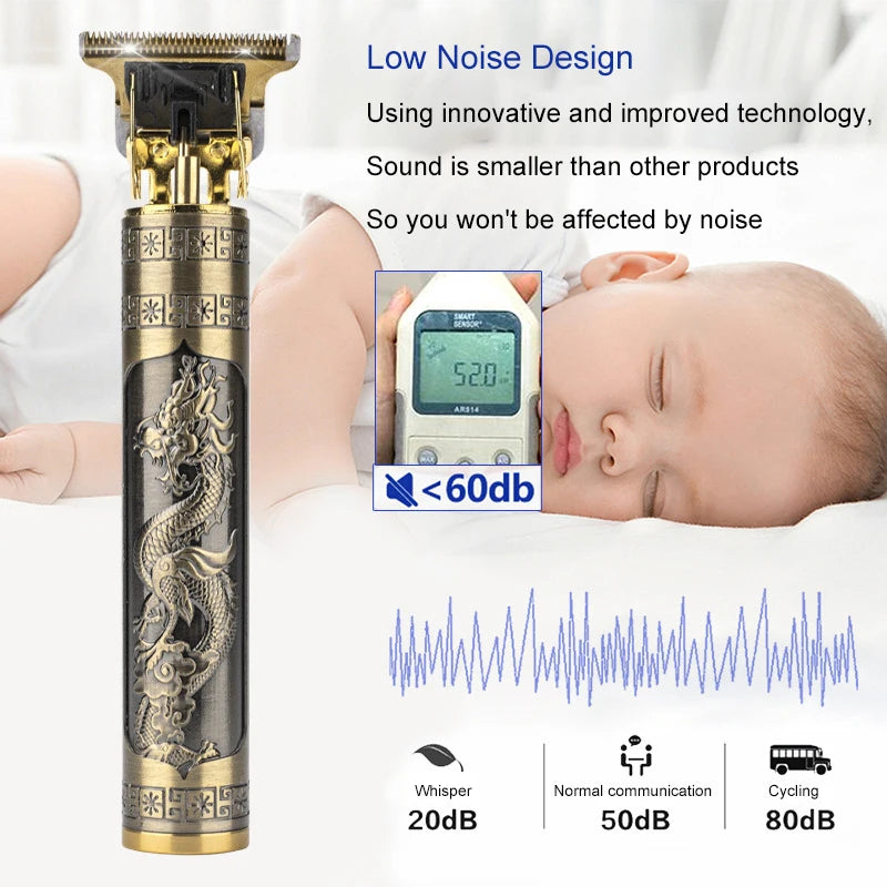 Elektrický zastrihávač vlasov Profesionálny akumulátorový zastrihávač USB Profesionálny zastrihávač brady Súprava na úpravu vlasov Stroj na strihanie vlasov