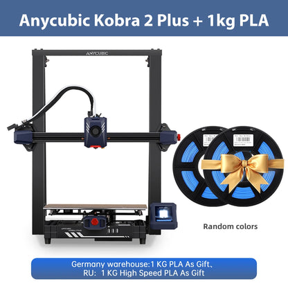 ANYCUBIC KOBRA 2 Max Veľkoformátová 3D tlačiareň FDM Veľkosť zostavy 500*420*420mm S maximálnou rýchlosťou tlače 500mm/s Automatické vyrovnávanie
